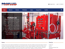 Tablet Screenshot of profluid.ie